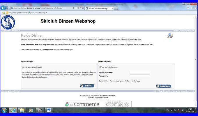 Die Webseite